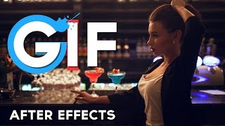 Como Hacer un Gif en After Effects Tutorial [upl. by Darce971]