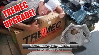 TREMEC TKOTKXT56 Install Part 1 How to measure Bell Housing Alignment [upl. by Klemens]