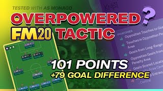 The Most OP Football Manager 2020 Tactic  Striker Scores Goals  by Knap [upl. by Petta222]