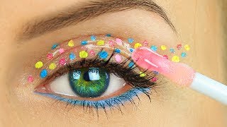 25 DIY Makeup Hacks For Beginners [upl. by Brannon]