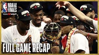 RAPTORS vs WARRIORS  Toronto Wins First NBA Championship  NBA Finals Game 6 [upl. by Retseh]