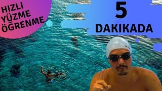 5 DAKİKADA HIZLI YÜZME ÖĞRENME  YÜZME HOCAM [upl. by Laenej80]