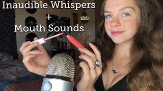 ASMR Inaudible Whispers Mouth Sounds Hand Movements [upl. by Ahsata]