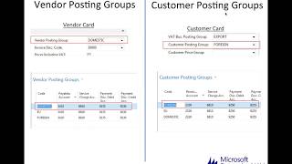 Dynamics NAV Posting Groups [upl. by Leahsim]