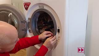 LG Washing machine  How to replace the door lock [upl. by Huff939]