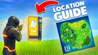 ALL VENDING MACHINE LOCATIONS  Fortnite Battle Royale [upl. by Christye]