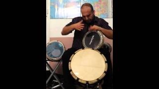 Rythme kabyle Darbouka et Tambour solo en live [upl. by Nichani]