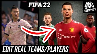 HOW TO TRANSFER PLAYERS amp EDIT TEAMS IN FIFA 22 FULL GUIDE [upl. by Mellette106]