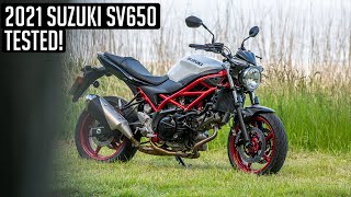 2021 Suzuki SV650  First Ride Review [upl. by Akihc]