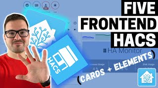 5 FRONTEND HACS Cards and Elements [upl. by Reis]