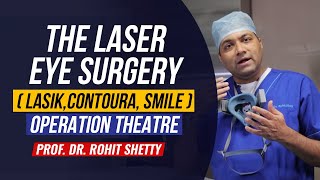 The Laser Eye Surgery Theatre  Take a look inside  Contoura Smile Lasik  Dr Rohit Shetty [upl. by Enirehs]