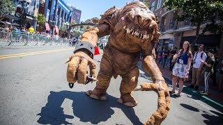 Making a Star Wars Rancor Costume for ComicCon [upl. by Wolfort39]