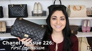 Chanel Reissue 226  First Impression  Minks4All [upl. by Etolas]