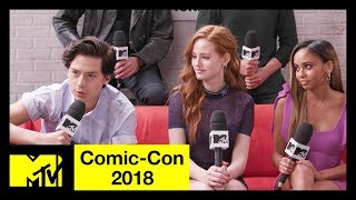 Riverdale Cast on Season 3 Character Deaths amp More  ComicCon 2018  MTV [upl. by Dlarrej]