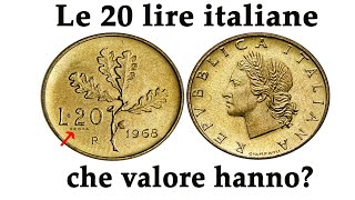 Le 20 lire italiane che valore hanno [upl. by Sivrahc]