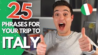 Italian Phrases To TRAVEL TOP 25 Phrases You Need in Italian [upl. by Mohammed]