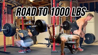 Road to 1000 LB club  Testing 1RM [upl. by Reeve]