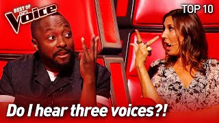 Extraordinary TRIOs on The Voice  Top 10 [upl. by Arinayed]