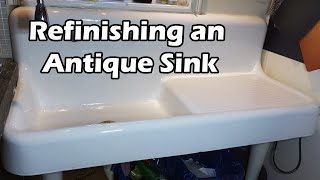 How to Refinish a Porcelain Sink [upl. by Aretahs]