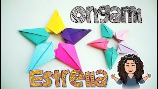 Como hacer una estrella de papel origami [upl. by Alrad]