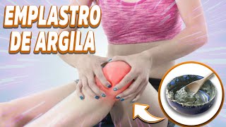 Dor no joelho e artrose  Como fazer emplastro de argila  Fisioprev  Parte 3 [upl. by Trilly]