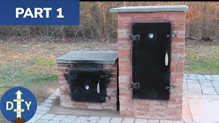 How to Build a Brick BBQ Smoker Part 1 [upl. by Halpern]