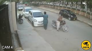 CCTV  PECHS Block 6 Karachi [upl. by Papotto766]