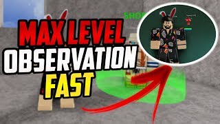 MAX LEVEL OBSERVATION HAKI IN ONE DAY  BLOX PIECE [upl. by Adlecirg494]