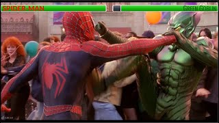 SpiderMan vs Green Goblin First Fight With Healthbars [upl. by Garik552]