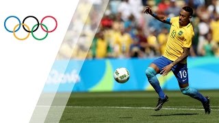 Neymar scores fastest goal in Olympic history  Rio 2016 Olympic Games [upl. by Enoob]