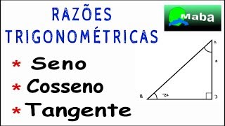 RAZÕES TRIGONOMÉTRICAS NO TRIÂNGULO RETÂNGULO  Pedido por aluna [upl. by Colburn583]