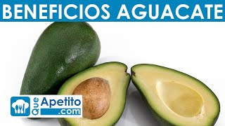 8 Propiedades y Beneficios del Aguacate  QueApetito [upl. by Kenna]