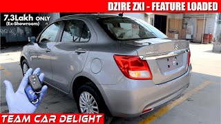 Maruti Suzuki Dzire ZXI 2021  Detailed Review with On Road Price  Dzire 2021 Facelift ZXi Model [upl. by Fesuy939]