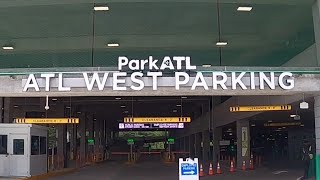 ATL West Parking Deck Atlanta Airport [upl. by Itraa]