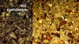 Riz cantonnais recette de la Réunion [upl. by Gnemgnok192]