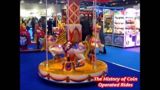 1990s Coin Operated Carousel Kiddie Ride  1900 Carousel [upl. by Sirmons919]