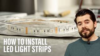 How to Install LED Light Strips [upl. by Ardnassac]