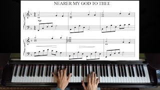 Nearer My God to Thee  Piano Tutorial with Sheet [upl. by Amabel753]