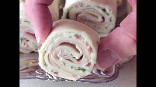 Cheesy Turkey Bacon Ranch Pinwheels [upl. by Pacifa]