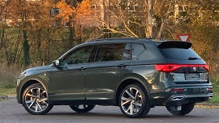 Seat NEW Tarraco FR in 4K 2021 Dark Camouflage 20 inch Machined walk around amp detail inside [upl. by Rebba218]