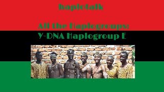 All the Haplogroups Y DNA Haplogroup E E0019 [upl. by Featherstone325]