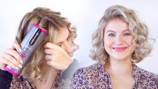 Worlds First WIRELESS AUTOMATED Curling Iron  Milabu [upl. by Hodess900]