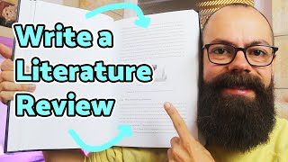 How to write a literature review  my simple 5 step process [upl. by Radec]