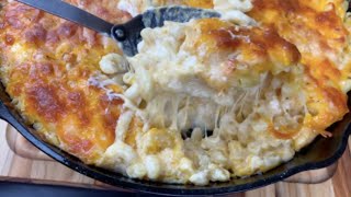 Extra Cheesy Baked Macaroni and Cheese Recipe Southern Mac and Cheese No Roux Mac N Cheese [upl. by Seaddon55]