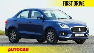 Maruti Dzire  First Drive  Autocar India [upl. by Brendon]