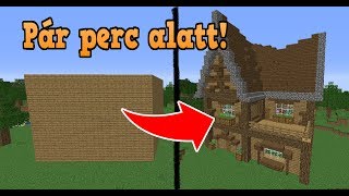 Minecraft  Hogyan építsünk szép házat [upl. by Alracal]