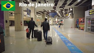 Arriving In RIO DE JANEIRO 🇧🇷  RIOgaleão  Tom Jobim International Airport GIG  Walk Tour [upl. by Tindall625]