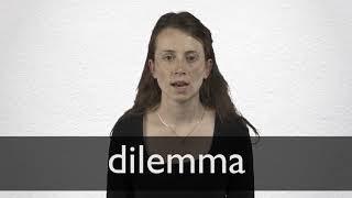 How to pronounce DILEMMA in British English [upl. by Misaq261]