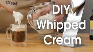 DIY whipped cream in 60 seconds [upl. by Godliman558]