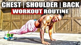 30 MINUTE UPPER BODY WORKOUTNO EQUIPMENT [upl. by Rossner]